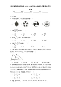 河南省信阳市固始县2023-2024学年八年级上学期期末数学试题(含答案)