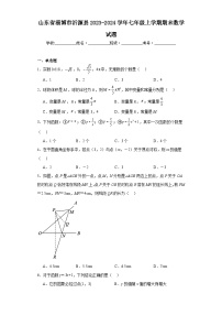 山东省淄博市沂源县2023-2024学年七年级上学期期末数学试题(含答案)