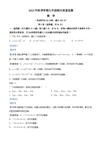 45，广西壮族自治区崇左市扶绥县2023-2024学年九年级上学期期末数学试题