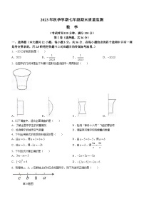 广西壮族自治区崇左市扶绥县2023-2024学年七年级上学期期末数学试题