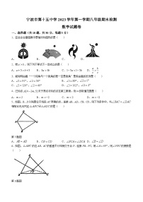 浙江省宁波市海曙区第十五中学2023-2024学年八年级上学期期末数学试题