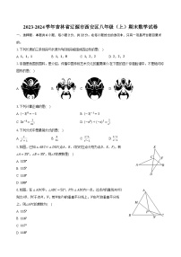 吉林省辽源市西安区2023-—2024学年上学期八年级期末数学试卷