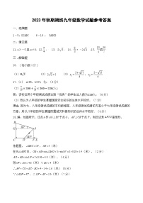 79，河南省南阳市淅川县2023—-2024学年九年级上学期期末考试数学试题(1)