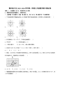 江西省赣州市经开区2023-2024学年九年级上学期期中数学试题(含答案)