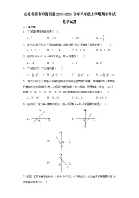 山东省济南市商河县2023-2024学年八年级（上）学期期末考试数学试卷（含解析）