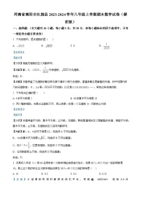 河南省南阳市社旗县2023-2024学年八年级上学期期末数学试题