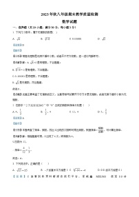 河南省驻马店市上蔡县2023-2024学年八年级上学期期末数学试题