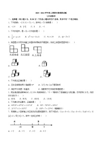 河南省驻马店市确山县2023-2024学年七年级上学期期末数学试题