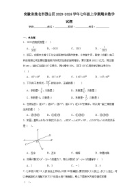 安徽省淮北市烈山区2023-2024学年七年级上学期期末数学试题(含答案)