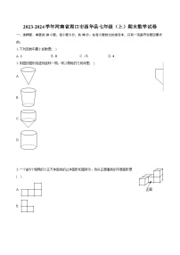 2023-2024学年河南省周口市西华县七年级（上）期末数学试卷（含解析）