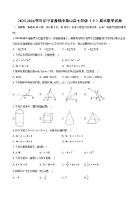 2023-2024学年辽宁省盘锦市盘山县七年级（上）期末数学试卷（含解析）