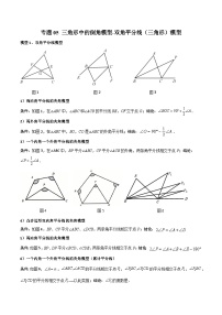 专题05 三角形中的倒角模型-双角平分线（三角形）模型-备战2024年中考数学常见模型题型归纳与总结高分突破（全国通用）