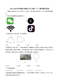 2023-2024学年重庆市綦江区八年级（上）期末数学试卷（含解析）