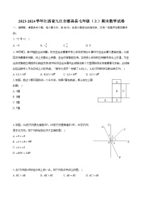 2023-2024学年江西省九江市都昌县七年级（上）期末数学试卷（含解析）