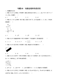 沪科版八年级数学下学期核心考点精讲精练 专题09 勾股定理（专题强化）-【专题重点突破】(原卷版+解析)