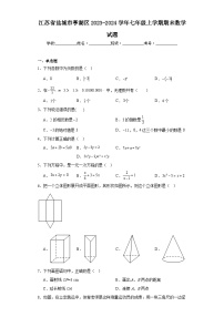 江苏省盐城市亭湖区2023-2024学年七年级上学期期末数学试题