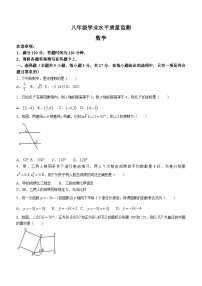 陕西省西安市新城区2023-2024学年八年级上学期期末数学试题（含答案）