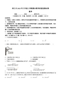 湖南省怀化市洪江市2023-2024学年八年级上学期期末数学试题（含答案）