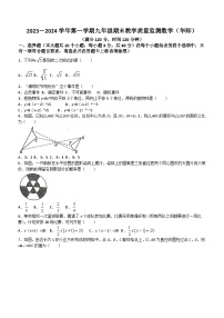 山西省临汾市襄汾县临汾市杏园中学2023-2024学年九年级上学期期末数学试题(含答案)