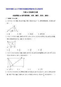 专题19实验操作问题（最新模拟40道押题预测：对称、翻折、剪切、旋转）-【临考预测】2023中考数学重难题型押题培优【全国通用】