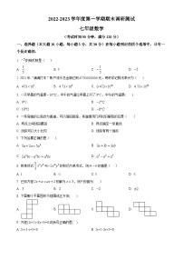 广东省湛江市第二十九中学2023-2024学年七年级上学期期末数学试题（原卷+解析）