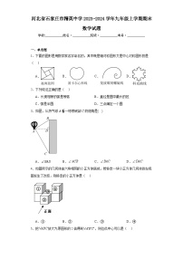 河北省石家庄市精英中学2023-2024学年九年级上学期期末数学试题