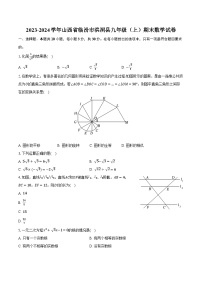 2023-2024学年山西省临汾市洪洞县九年级（上）期末数学试卷（含解析）