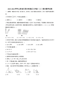 2023-2024学年山东省日照市东港区七年级（上）期末数学试卷