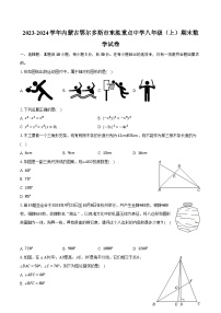 2023-2024学年内蒙古鄂尔多斯市东胜重点中学八年级（上）期末数学试卷（含解析）