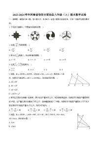 2023-2024学年河南省信阳市固始县八年级（上）期末数学试卷（含解析）