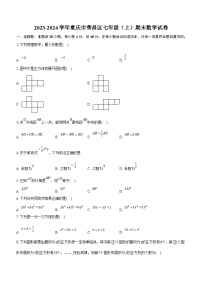 重庆市荣昌区2023-2024学年七年级上学期期末数学试卷（含解析）