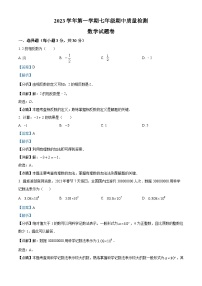 79，浙江省温州市平阳县苏步青学校、平阳县实验中学2023-2024学年七年级上学期期中数学试题