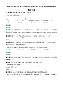 91，贵州省毕节市七星关区长春镇中学2023-2024学年八年级上学期期中数学试题