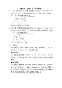 2024年中考数学专题训练 专题05 定角定高（专项训练）（原卷版+解析）