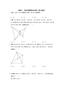 2024年中考数学专题训练 专题07 手拉手模型综合应用（能力提升）（原卷版+解析）