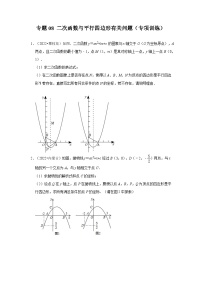 2024年中考数学专题训练 专题08 二次函数与平行四边形有关问题（专项训练）（原卷版+解析）