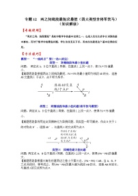 2024年中考数学专题训练 专题12  两之间线段最短求最值（四大类型含将军饮马）（知识解读）