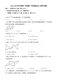 山东省烟台市招远市2023-2024学年九年级上学期期末数学试题（原卷+解析）