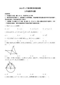 山东省菏泽市曹县2023-2024学年九年级上学期期末数学试题