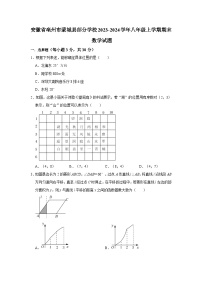安徽省亳州市蒙城县部分学校2023-2024学年八年级上学期期末数学试题