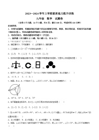 云南省昭通市2023-2024学年九年级上学期期末数学试题(含答案)