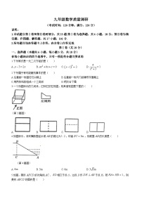 山东省青岛市市北区2023-2024学年九年级上学期期末数学试题()