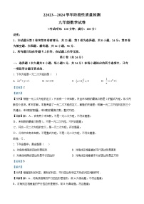 山东省青岛市市北区2023-2024学年九年级上学期期中数学试题