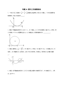 专题30 圆与二次函数结合-【微专题】2022-2023学年九年级数学上册常考点微专题提分精练（人教版）