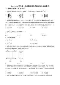 河南省许昌市襄城县2023-2024学年八年级上学期期末数学试题（原卷+解析）