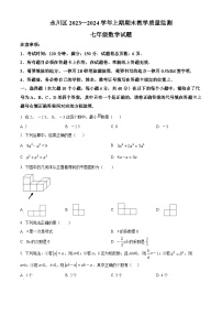 重庆市永川区2023-2024学年七年级上学期期末数学试题（原卷+解析）