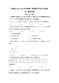 山东省烟台市蓬莱区2023-2024学年七年级上学期期末数学试题(含解析)