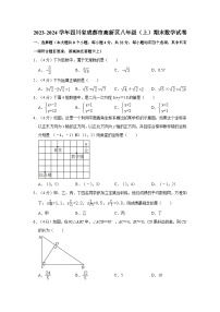 2023-2024学年四川省成都市高新区八年级（上）期末数学试卷