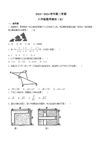 广东省江门市重点学校2023-2024学年八年级下学期开学考试数学试题(无答案)