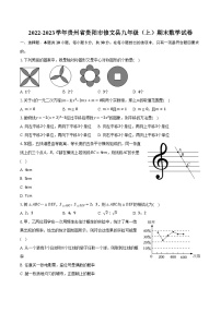 2022-2023学年贵州省贵阳市修文县九年级（上）期末数学试卷（含解析）